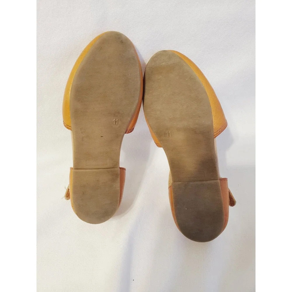 Old Navy Girls Tan Brown Huarache Woven Cage Toe Ankle Strap Sandals Size 11